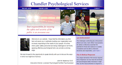 Desktop Screenshot of chandlerpsychologicalservices.com